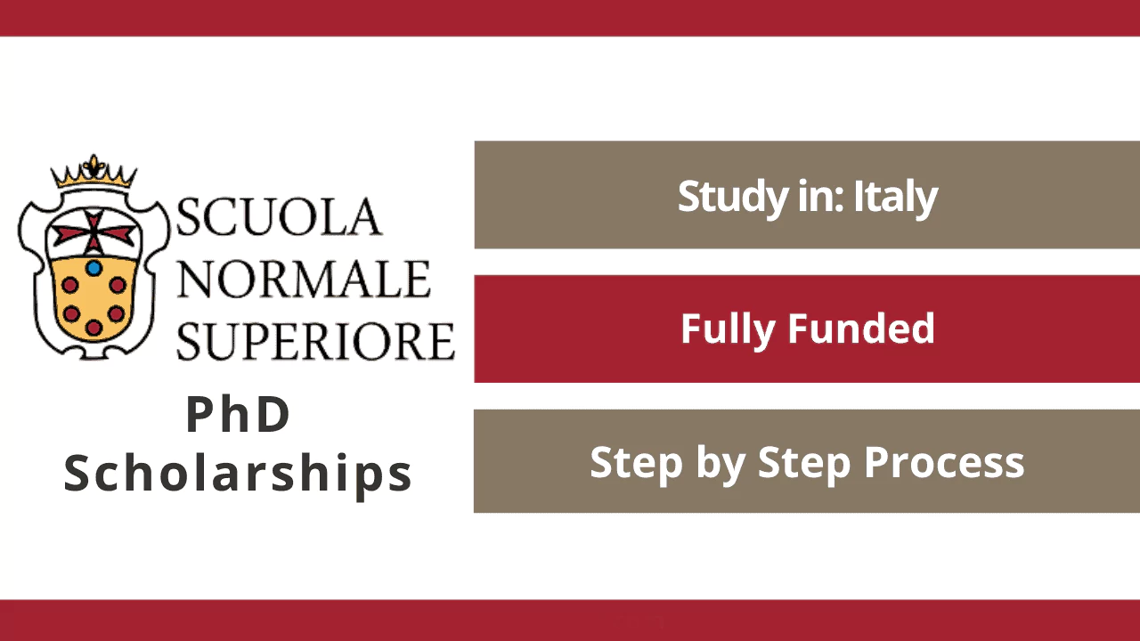 Scuola Normale Superiore PhD Scholarships